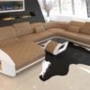 Modern Luxury Sofa Or Couches With U Shape Style And LED Lights S986