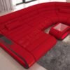 Modern Luxury Sofa Or Couches With U Shape Plus LED Lights