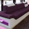 Modern Luxury Sofa Or Couches With 3 Seater And  LED Lights