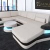 Modern Luxury Sofa Or Couches With U SHAPE Plus LED Lights