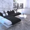 Modern Luxury Sofa Or Couches With L Shape Plus LED Lights YTT54