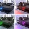 Modern Luxury Sofa Or Couches With L Shape Plus LED Lights YTT54