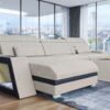 Modern Luxury Sofa Or Couches With L Shape Plus LED Lights HN456