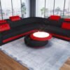 Modern Luxury Sofa Or Couches With L Shape Plus LED Lights BG256