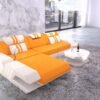 Modern Luxury Sofa Or Couches With L Shape Plus LED Lights YTT54