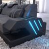 Modern Luxury Sofa Or Couches With L Shape Plus LED Lights YTT54