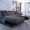 Modern Luxury Sofa Or Couches With L Shape Plus LED Lights YTT54