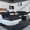 Modern Luxury Sofa Or Couches With U Shape Style And LED Lights LK9867