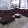 Modern Luxury Sofa Or Couches With U Shape Style And LED Lights 89665