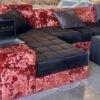 Modern Luxury Sofa Or Couches With 3 Steaters, with 7 small ottoman