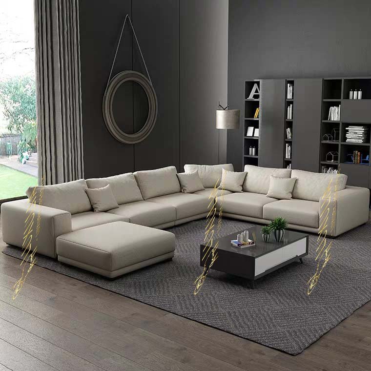 Modern Luxury Sofa Or Couches With U, Contemporary But Comfortable Sofa