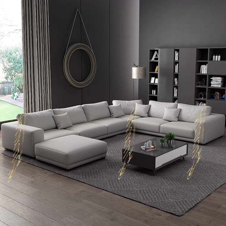 Modern Luxury Sofa Or Couches With U Shape Style HH156 - Luxulia