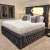 Modern luxury bedframe plus Headboard GH3659